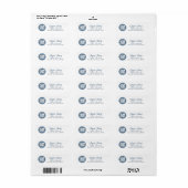 Christelijke thema's retouradres etiket (Full Sheet)