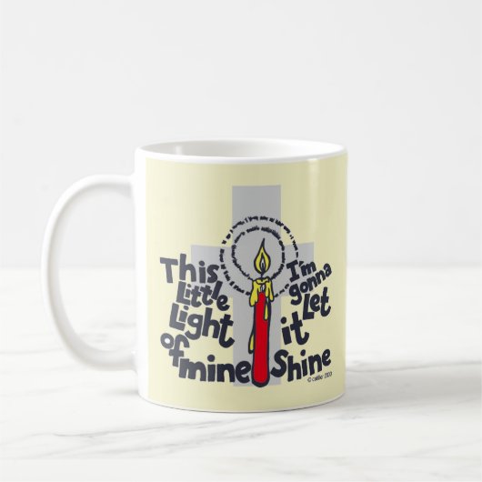 Christelijke 'This Little Light' mok (Links)