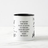 Christelijke TIJD OM TE SCHITTEREN Matteüs 5:16 Mok (Midden)