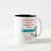 Christelijke Trinity Retro 1950s Cheeky Jesus Mok (Voorkant rechts)