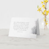 Christelijke troost: God zal u niet verlaten Kaart (Gele Bloem)