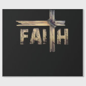 Christelijke trouw en dwars - Christelijk geloof Cadeaupapier (Vlak)