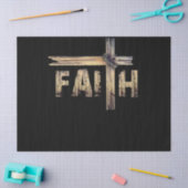 Christelijke trouw en dwars - Christelijk geloof Tissuepapier (Craft)