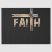 Christelijke trouw en dwars - Christelijk geloof Tissuepapier (Voorkant)