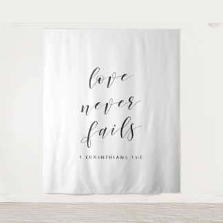 Christelijke Trouwachtergrond Kerk Ceremonie Decor Wandkleed