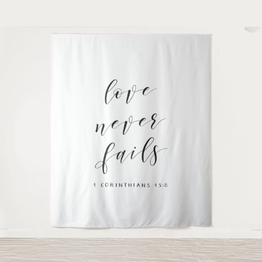 Christelijke Trouwachtergrond Kerk Ceremonie Decor Wandkleed (Voorkant)