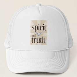 Christelijke Trucker Hoed Spirit en Waarheid Pet