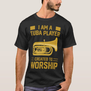 Christelijke Tuba Player Marching Band T-Shirt Gif