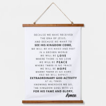 Christelijke typografische wand