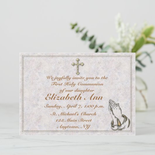 Christelijke uitnodiging (Staand voorkant)