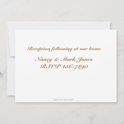 Christelijke uitnodiging (Achterkant)