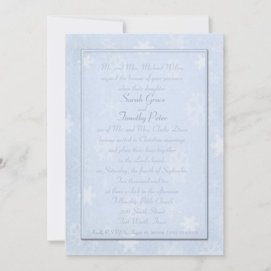 Christelijke uitnodiging tot het indienen van een (Achterkant)