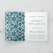 Christelijke uitnodiging tot huwelijk twee is bete (Binnen)