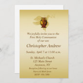 Christelijke uitnodiging van de Chalice, de Euchar (Voorkant / Achterkant)