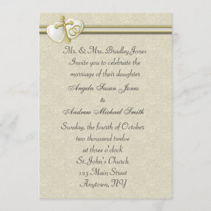 Christelijke uitnodiging voor bruiloft