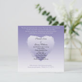 Christelijke uitnodiging voor bruiloft (Staand voorkant)