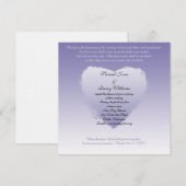 Christelijke uitnodiging voor bruiloft (Voorkant / Achterkant)