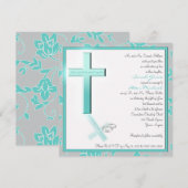 Christelijke uitnodiging voor weddenschappen op he (Voorkant / Achterkant)