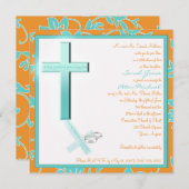 Christelijke uitnodiging voor weddenschappen op he (Voorkant / Achterkant)