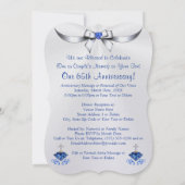 Christelijke uitnodigingen voor 65-jarig huwelijks (Achterkant)