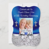 Christelijke uitnodigingen voor 65-jarig huwelijks (Voorkant)