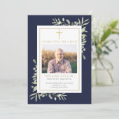 Christelijke Uitvaart Herdenkingsdienst Order Of S Programmakaart (Staand voorkant)