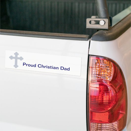 Christelijke vader bumpersticker (Op Truck)
