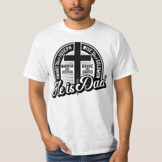 Christelijke vader t-shirt (Voorkant)