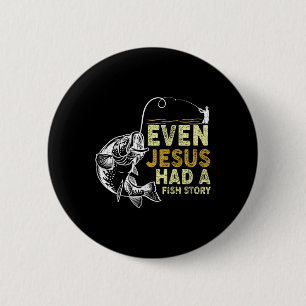 Christelijke vader Viste dat Jezus een vis had Ronde Button 5,7 Cm