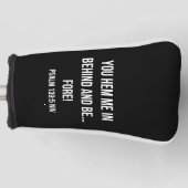 Christelijke Vaderdag Gift Grappige Psalm 139 Golfheadcover (Voorkant)