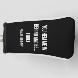 Christelijke Vaderdag Gift Grappige Psalm 139 Golfheadcover
