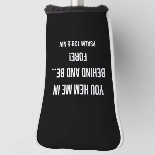 Christelijke Vaderdag Gift Grappige Psalm 139 Golfheadcover (Draai 90)