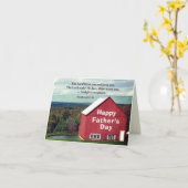 Christelijke Vaderdag Lord Bless You Bible Verse Kaart (Gele Bloem)