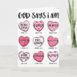 Christelijke Valentijn God Zegt Bijbelverzen Harte Kaart