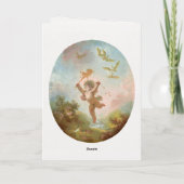 Christelijke Valentijnsdag Engel Feestdagen Kaart (Achterkant)