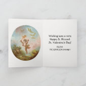 Christelijke Valentijnsdag Engel Feestdagen Kaart (Binnen)