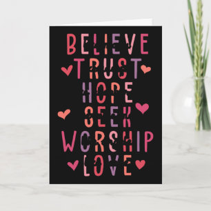 Christelijke Valentijnsdag Jezus Religieus Valenti Kaart