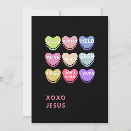 Christelijke Valentijnsdag Kaart (Voorkant)