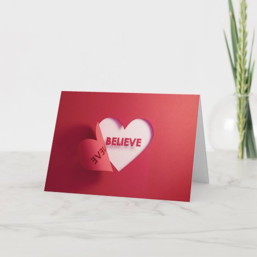 Christelijke Valentijnsdag Kaart (Voorkant)