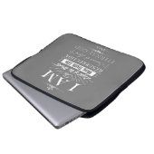 Christelijke verbluffende bijbelaandommen van Jezu Laptop Sleeve (Voorkant onderkant)