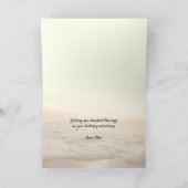 Christelijke verjaardagsdagen van mijn levensscrip bedankkaart (Binnen)