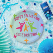 Christelijke verjaardagsfeest borden papieren bordje (Feest)