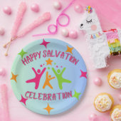 Christelijke verjaardagsfeest borden papieren bordje (Feest)