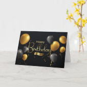 Christelijke verjaardagskaart kaart (Gele Bloem)