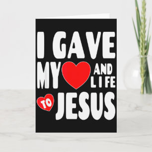 Christelijke Verlossing Valentijn Ik Gaf Mijn Hart Kaart