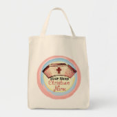 Christelijke Verpleegkundige aangepaste verpleegku Tote Bag (Voorkant)