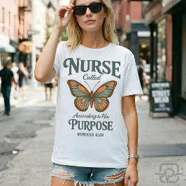 Christelijke Verpleegster Romeinen 8:28 Vlinder Ge T-shirt