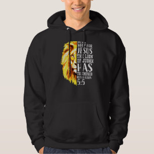 Christelijke versie Jezus Faith Lion Judah Grafisc Hoodie