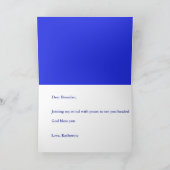 Christelijke verwarmingskaart goed kaart (Binnen)