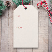 Christelijke Verzen Vrede op Aarde Hand getrokken Cadeaulabel